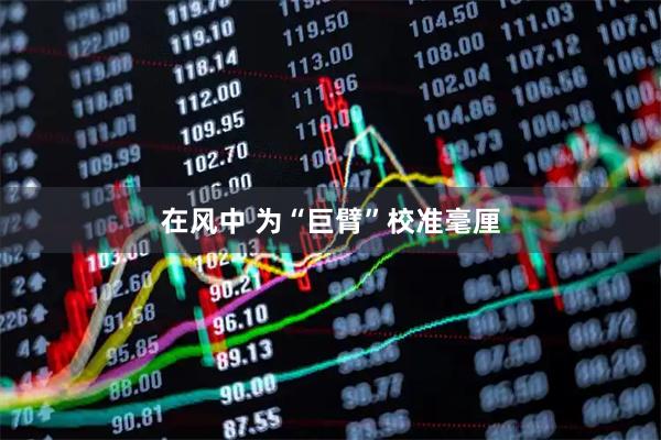 在风中 为“巨臂”校准毫厘