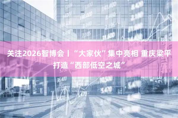 关注2026智博会丨“大家伙”集中亮相 重庆梁平打造“西部低空之城”